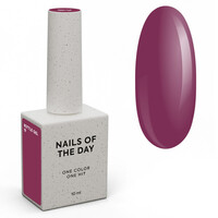 Изображение  Nails of the Day Bottle gel 19 – бургунди гель для укрепления ногтей, 10 мл, Объем (мл, г): 10, Цвет: 19