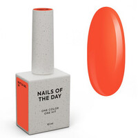 Изображение  Nails of the Day Bottle gel 29 – неоновый оранжевый сверхпрочный гель для укрепления ногтей, 10 мл., Объем (мл, г): 10, Цвет: 29