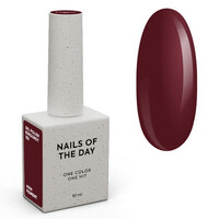 Зображення  Nails of the Day Gel polish Burgundy – темно-бордовий гель-лак, що перекривається в один шар, 10 мл, Об'єм (мл, г): 10, Колір: 150 Burgundy