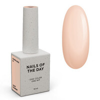 Зображення  Nails of the Day Cover Basе 44 light pigment – легкопігментоване напівпрозоре персикове базове покриття для нігтів, 10 мл, Об'єм (мл, г): 10, Колір: 44