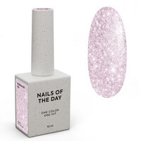 Зображення  Nails of the Day Gel polish Paradise 02 – ніжно-рожевий гель-лак для нігтів, що перекриває в один шар, 10 мл, Об'єм (мл, г): 10, Колір: 02