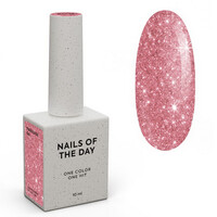Зображення  Nails of the Day Gel polish Paradise 04 – коралово-рожевий гель-лак для нігтів, що перекриває в один шар, 10 мл, Об'єм (мл, г): 10, Колір: 04