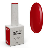 Зображення  Nails of the Day Gel polish Rich – червоний гель-лак, що перекривається в один шар, 10 мл, Об'єм (мл, г): 10, Колір: 139 Rich