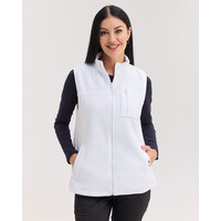 Изображение  Медицинская жилетка женская флисовая Говерла белая р. 40-42, "БЕЛЫЙ ХАЛАТ" 601-324-881, Размер: 40-42, Цвет: белый