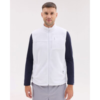 Зображення  Медична жилетка чоловіча флісова Говерла біла р. 54-56, "БІЛИЙ ХАЛАТ" 599-510-881, Розмір: 54-56, Цвет: білий