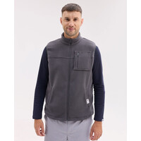 Зображення  Медична жилетка чоловіча флісова Говерла темно-сіра р. 50-52, "БІЛИЙ ХАЛАТ" 599-525-881, Розмір: 50-52, Цвет: темно-сірий