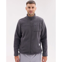 Изображение  Медицинская кофта мужская флисовая Финляндия темно-серая р. 56, "БЕЛЫЙ ХАЛАТ" 597-525-881, Размер: 56, Цвет: темно-серый