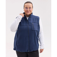 Зображення  Медична жилетка жіноча флісова Говерла синя +SIZE р. 60-62, "БІЛИЙ ХАЛАТ" 602-322-881, Розмір: 60-62, Цвет: синий