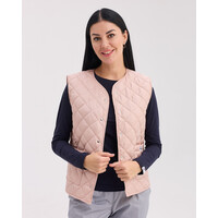 Изображение  Медицинская утепленная женская жилетка Осло светло-розовая р. 60-62, "БЕЛЫЙ ХАЛАТ" 521-414-679, Размер: 60-62, Цвет: светло-розовый