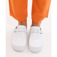 Зображення  Взуття медичне сабо анатомічні білі L5000 (натуральна шкіра) р. 40, "БІЛИЙ ХАЛАТ" 603-324-970, Розмір: 40, Цвет: білий