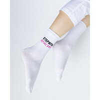 Зображення  Медичні шкарпетки жіночі з принтом Стерильно красиво р. 36-40, "БІЛИЙ ХАЛАТ" 143-324-982, Розмір: 36-40, Цвет: стерильно красиво