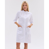 Зображення  Медичний халат жіночий Валенсія білий р. 50, "БІЛИЙ ХАЛАТ" 588-510-679, Розмір: 50, Цвет: білий