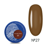 Изображение  Гель для наращивания Touch Builder Liquid Gel 27 светло-коричневый, 15 мл , Объем (мл, г): 15, Цвет: 27