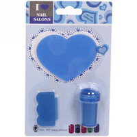 Зображення  Набір для стемпінгу В пластиковий (малюнок рандомний) Синій