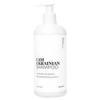 Зображення  Шампунь універсальний Delamark I am Ukrainian для відновлення та захисту пошкодженого волосся, 500 мл (4820152333162)