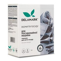Зображення  Засіб для миття посуду в посудомийній машині Delamark, 1 кг (4820152330376), Об'єм (мл, г): 1000