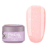 Зображення  Моделюючий гель Oxxi Builder ProGel 23 рожевий з поталлю, 15 мл, Об'єм (мл, г): 15, Колір: 23