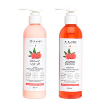 Зображення  Набір для догляду за волоссям T-LAB Professional Organic Castor Shampoo and Mask Set, 250+250 мл