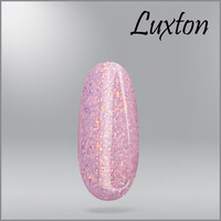Зображення  Рідкий полігель Luxton Liquid Poly Gel 18 ліловий з блискітками та поталлю, 15 мл, Об'єм (мл, г): 15, Колір: 18
