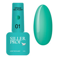 Изображение  Гель-лак для ногтей Siller Vitrage 01, 8 мл, Объем (мл, г): 8, Цвет: 01