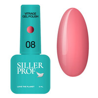 Изображение  Гель-лак для ногтей Siller Vitrage 08, 8 мл, Объем (мл, г): 8, Цвет: 08