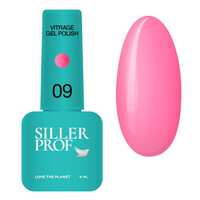 Изображение  Гель-лак для ногтей Siller Vitrage 09, 8 мл, Объем (мл, г): 8, Цвет: 09