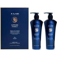Зображення  Набір для волосся T-Lab Professional Sapphire Energy Duo Shampoo and Duo Treatment Set, 300+300 мл