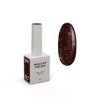 Изображение  Nails Of The Night Cocktails gel Grenadine – бордовый светоотражающий гель-лак для ногтей, 10 мл, Объем (мл, г): 10, Цвет: Grenadine