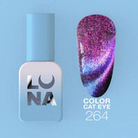 Зображення  Гель-лак LUNAMoon Color Cat Eye №264, 8 мл, Об'єм (мл, г): 8, Колір: 264