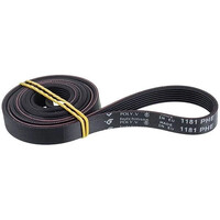 Зображення  Ремінь для пральної машини C00059721 Hutchinson 1181H7 PHE чорний