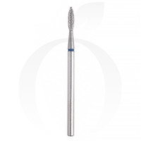 Изображение  Фреза алмазная Staleks FA10B021/8, пламя синяя диаметр 2,1 мм, рабочая часть 8 мм