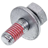 Зображення  Болт з повною різьбою для пральної машини М12x35 (оцинкований) DIN 933