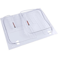 Зображення  Випарник (плачучий) двопатрубковий прохідний 450x370mm, L=600/1700mm