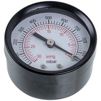 Зображення  Манометр (вакуумметр) VALUE  310500106 (D корпусу= 50mm, підключення ззаду)