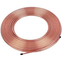 Изображение  Труба медная 1/4'' 6x0.76mm бухта 50m Halcor (продажа кратна 5м)