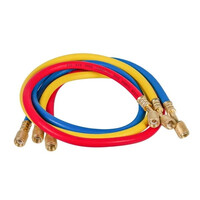 Зображення  Набір заправних шлангів A336 (3 шт.x900mm 1/4''-1/4'' SAE) для фреону R-12 R-22 R-502