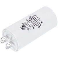 Зображення  Пусковий конденсатор для пральної машини CBB60 35uF 450V 45x95mm (під гайку, 4 клеми)