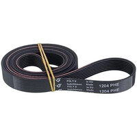 Изображение  Ремень для стиральной машины 481235818167 Hutchinson 1204H8 PHE черный