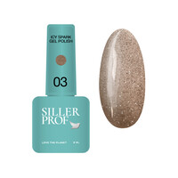 Зображення  Гель-лак для нігтів Siller Icy Spark 03, 8 мл, Об'єм (мл, г): 8, Колір: 03
