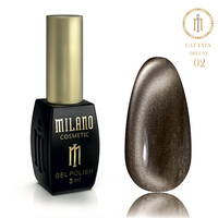 Зображення  Гель-лак Milano Cat Eyes Deluxe 02, 8 мл, Об'єм (мл, г): 8, Колір: 02