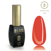Зображення  Топ вітражний Milano Amber 03, 10 мл, Об'єм (мл, г): 10, Колір: 03