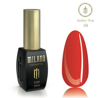 Зображення  Топ вітражний Milano Amber 04, 10 мл, Об'єм (мл, г): 10, Колір: 04