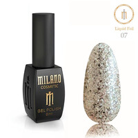 Зображення  Гель-лак Milano Liquid Foil 07, 8 мл, Об'єм (мл, г): 8, Колір: 07