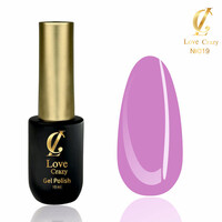 Зображення  Гель-лак Milano Love Crazy 019, 10 мл, Об'єм (мл, г): 10, Колір: 019