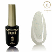 Зображення  Топ молочний з глітером Milano Milk Glitter 01, 15 мл, Об'єм (мл, г): 15, Колір: 01