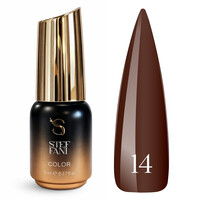 Изображение  Гель-лак без ТРО Steffani Color 014 темный шоколад, 5 мл, Объем (мл, г): 5, Цвет: 014