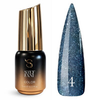 Зображення  Гель-лак Steffani Starlight 04  синій з шимером, 5 мл, Об'єм (мл, г): 5, Колір: 04