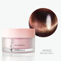 Изображение  Гель с эффектом кошачий глаз Molekula Magnetic Muse Gel МM02 Bronze Spell, 15 мл, Объем (мл, г): 15, Цвет: 02