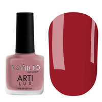 Зображення  Лак для нігтів Komilfo ArtiLux Lady in Red 003 classic red, емаль, 8 мл, Об'єм (мл, г): 8, Колір: 003