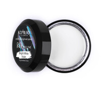 Зображення  Гель для нарощування Komilfo Gel Premium Bright White Violet, 15 г, Об'єм (мл, г): 15, Колір: Bright White Violet